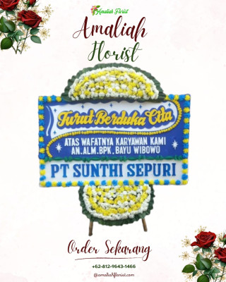 Papan Bunga Duka di Cikahuripan